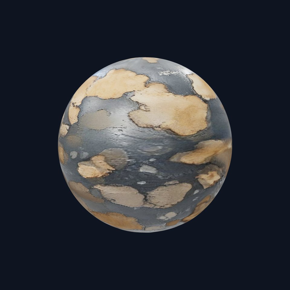 Weathered Stone Lichen HQ PBR Textures Set